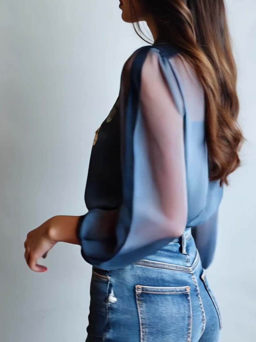 Aretha | Floral Boho Chic Women's Blouse