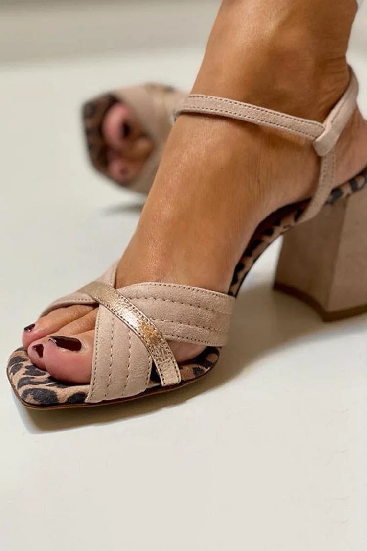 Rose | Cross-Band Heel Sandals