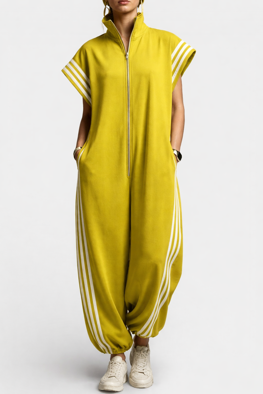 Valentina | Zip Neck Jumpsuit