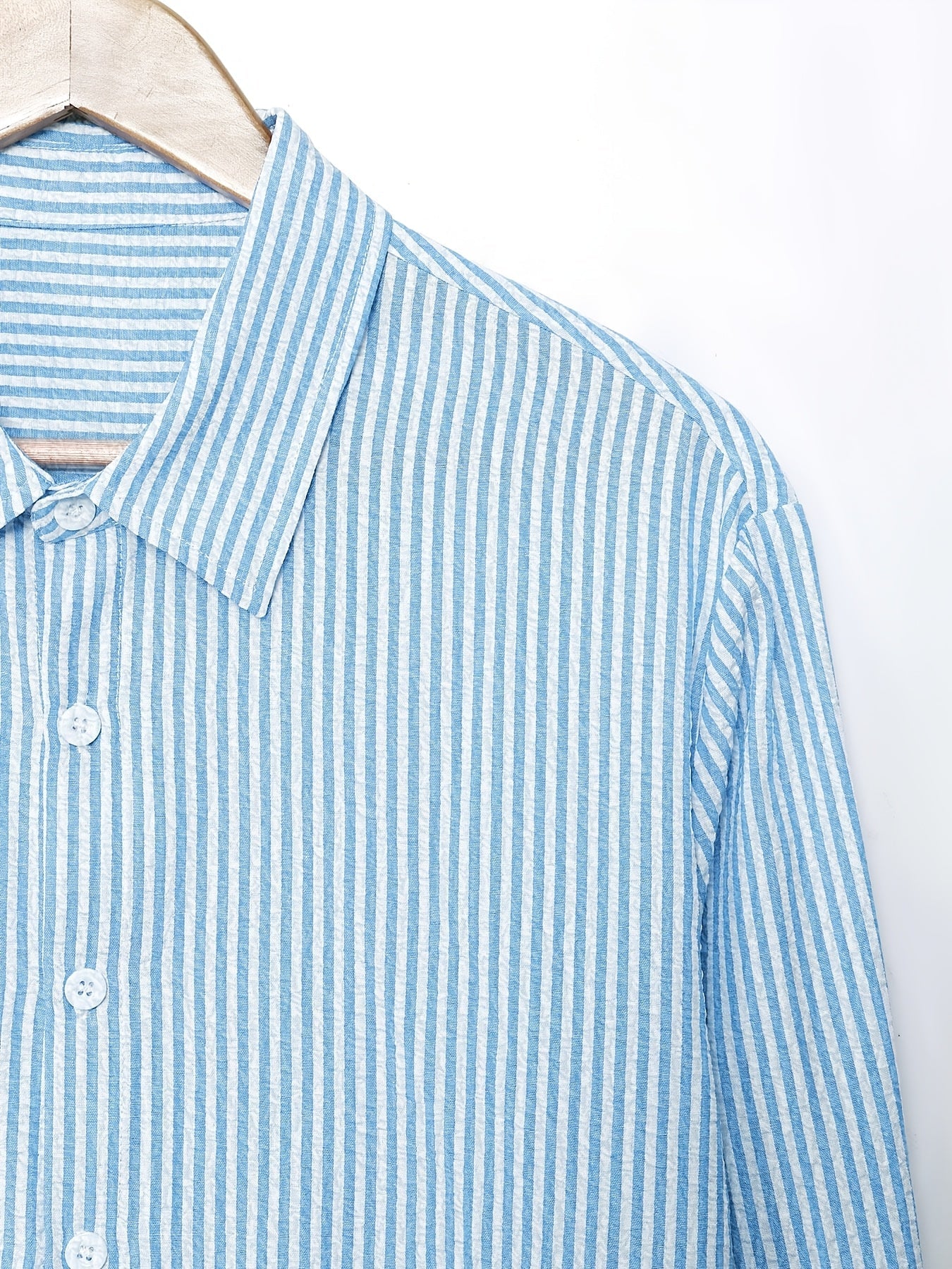 Wes | Men's Striped Long Sleeve Shirt