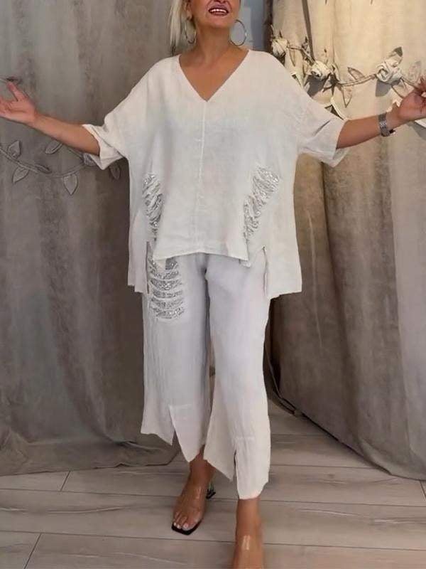 Selena | Elegant Two-Piece Summer Set for the Sunny Days