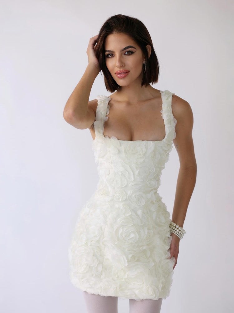 Emer | Blossom Embrace Corset Mini Dress