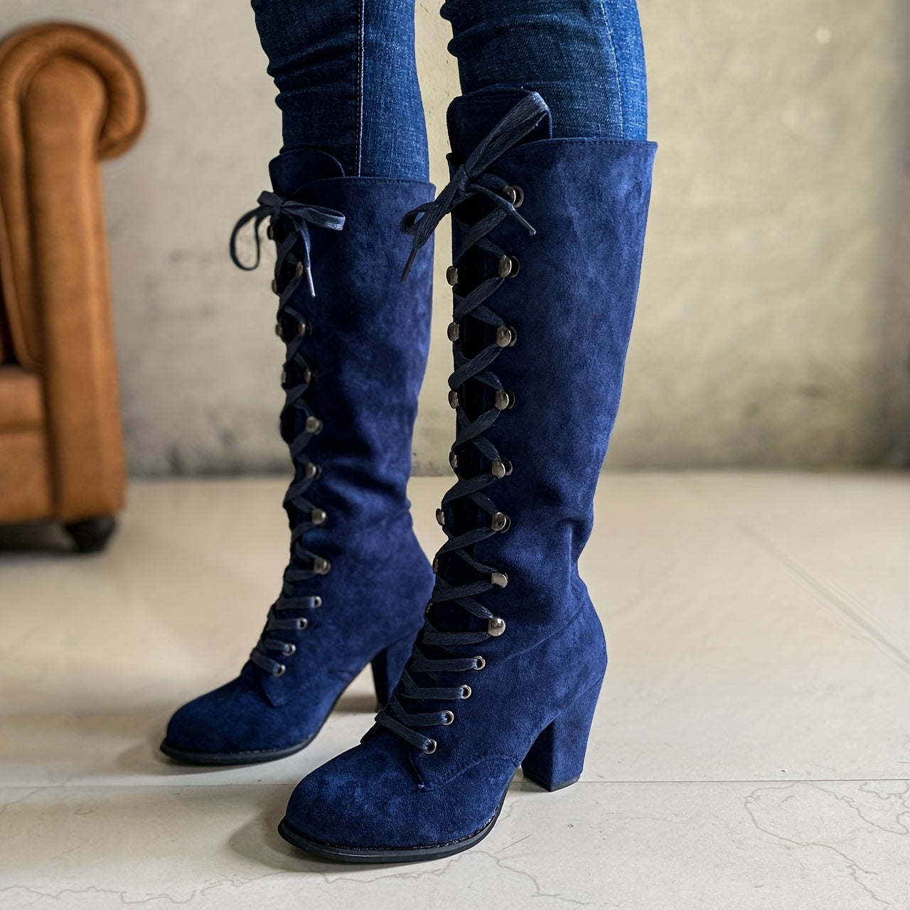 Enya | Fashionable Knee-High Boots
