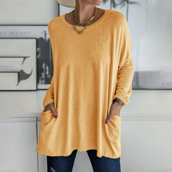 Joyanna | Relaxed Long Sleeve Top