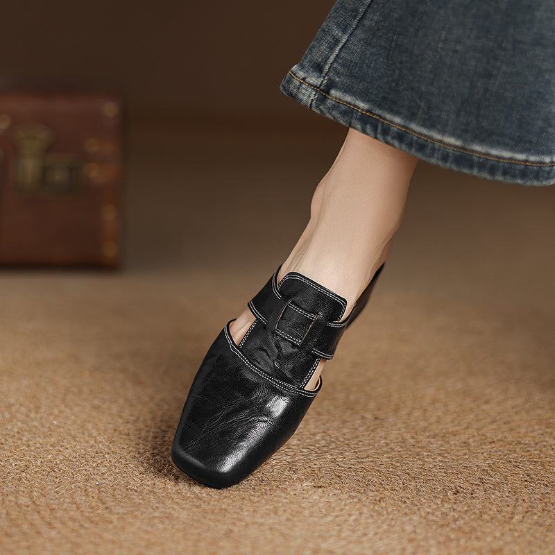 Alayna | Genuine Leather Mules