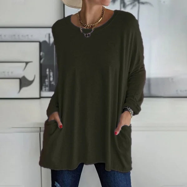 Joyanna | Relaxed Long Sleeve Top