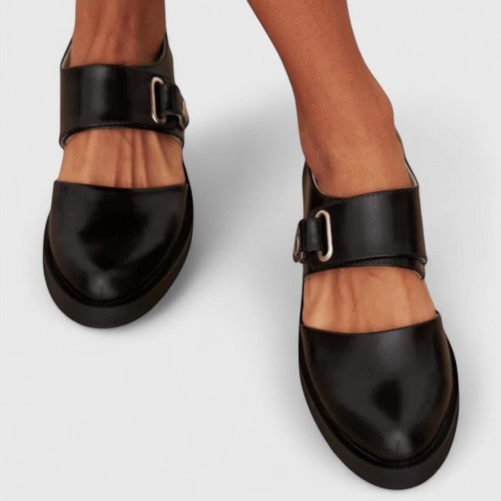 Gini| Orthopedic Mary Jane Shoes Leather