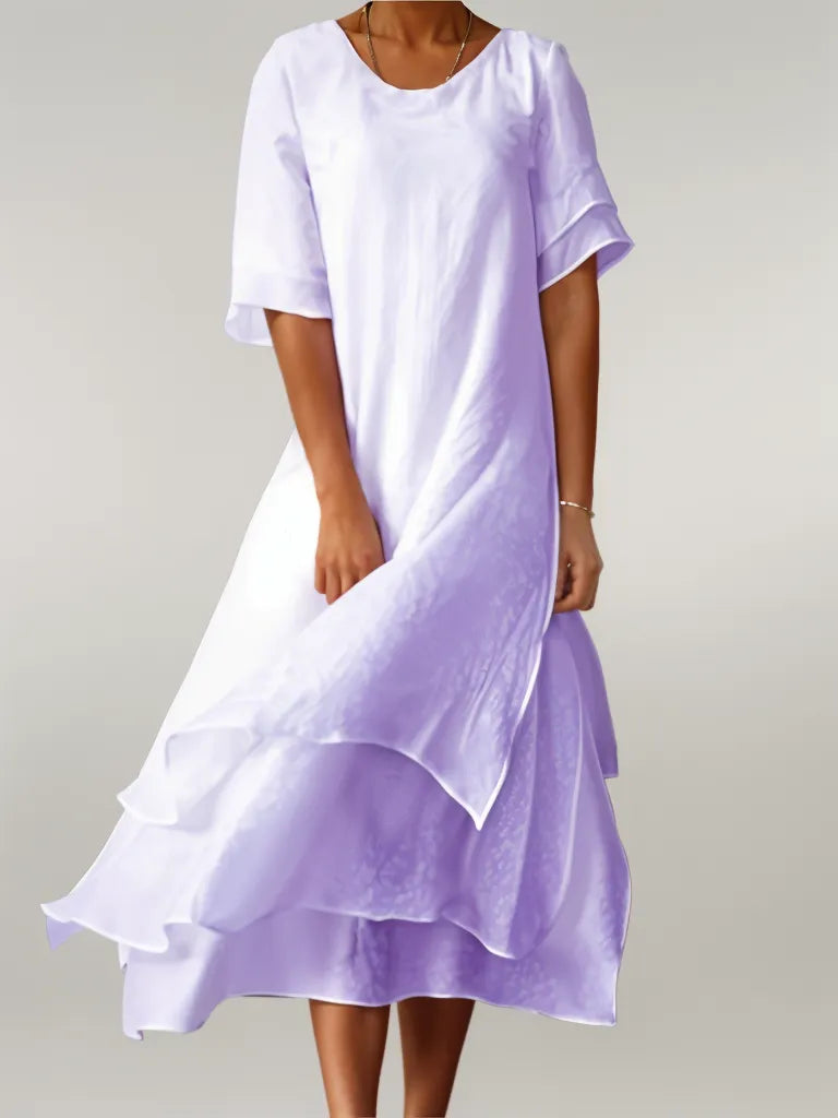 Hattie | Elegant Cotton Long Dress