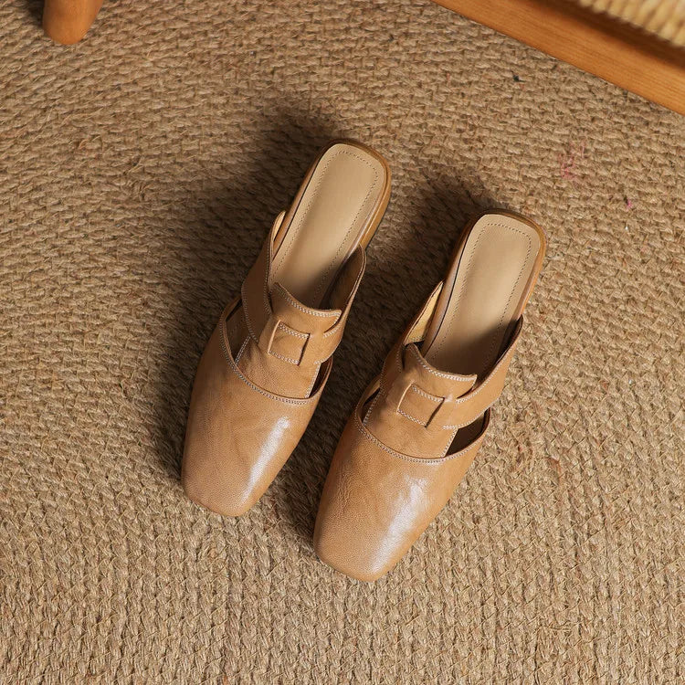Alayna | Genuine Leather Mules