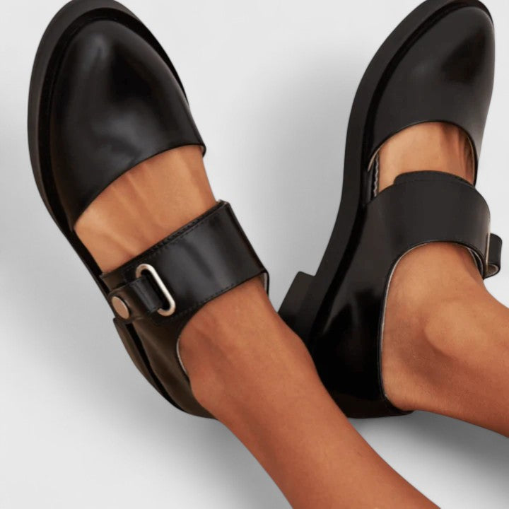 Gini| Orthopedic Mary Jane Shoes Leather