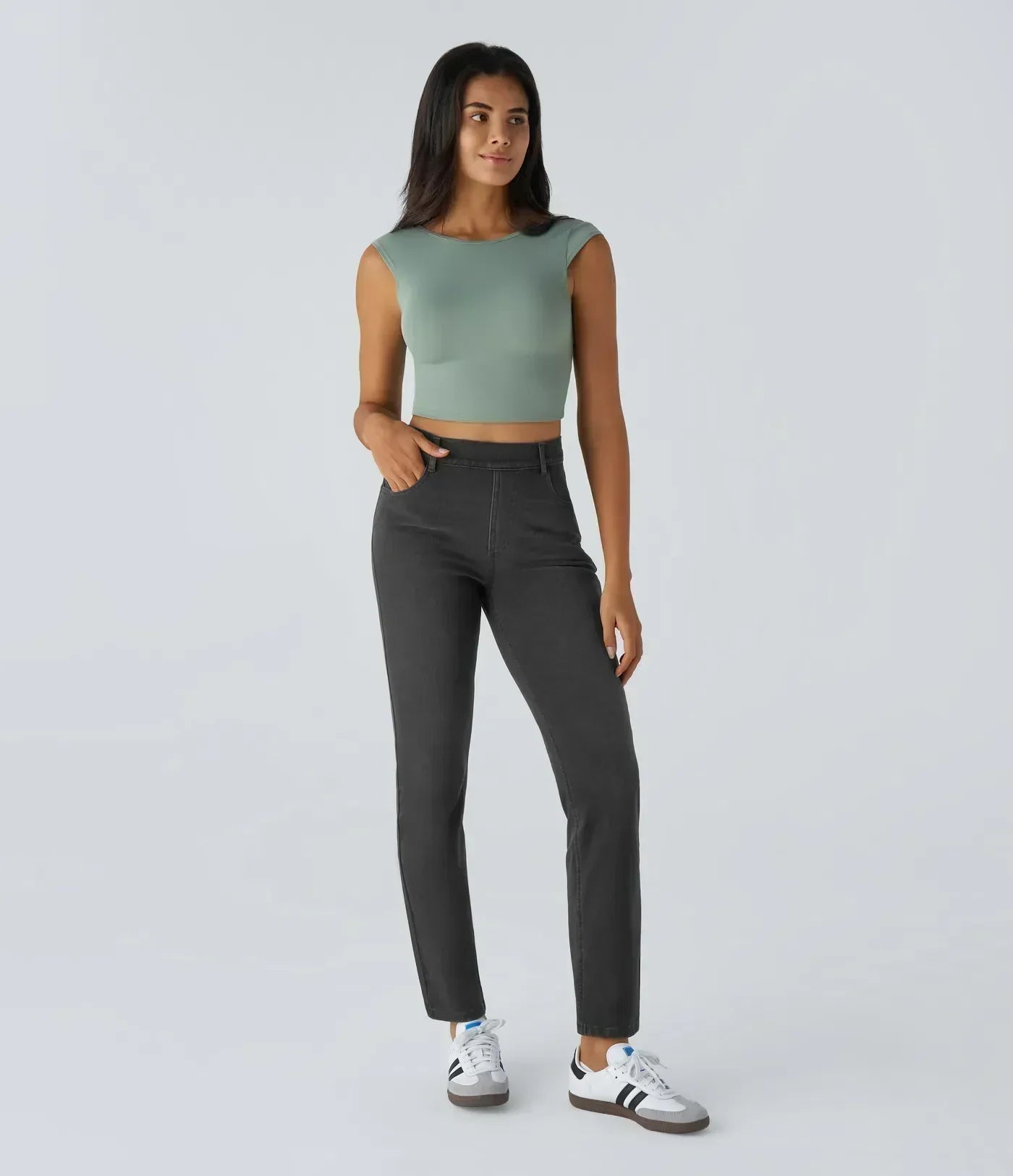 Elisha | Elastic and Comfortable Pants with High Waist