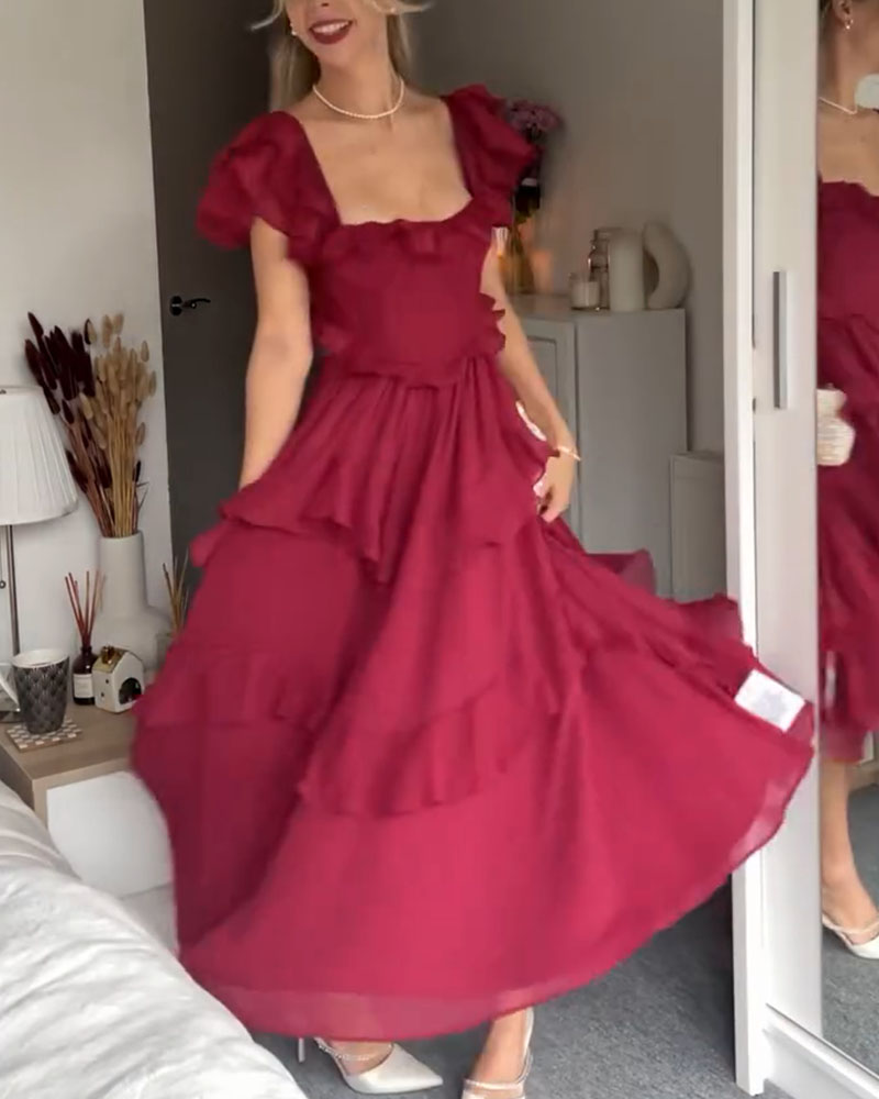 Kyndall | Ruffle Dress