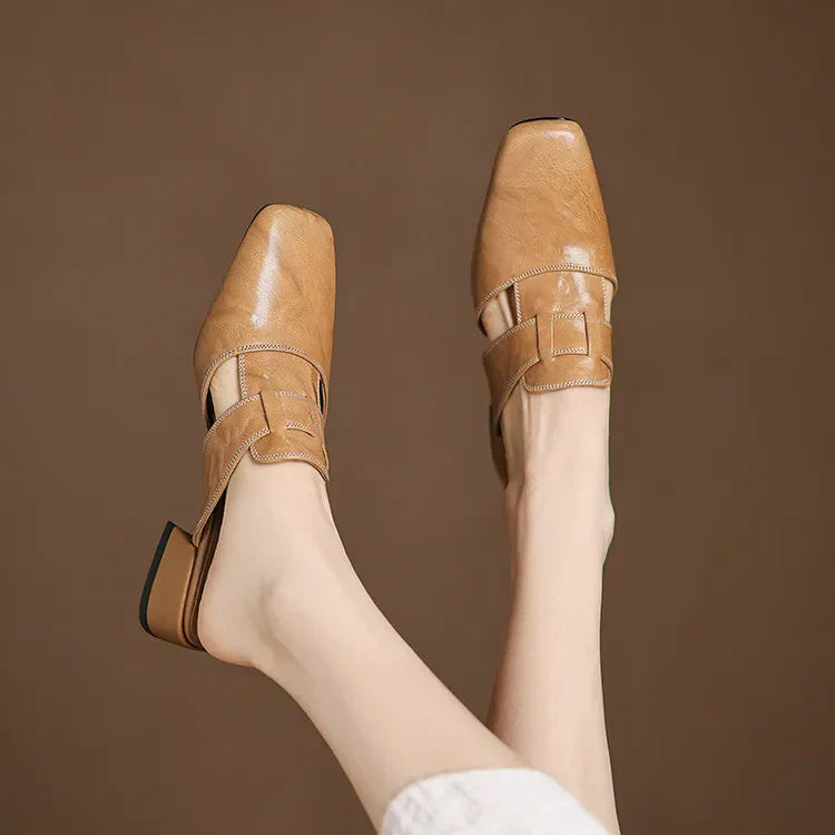 Alayna | Genuine Leather Mules