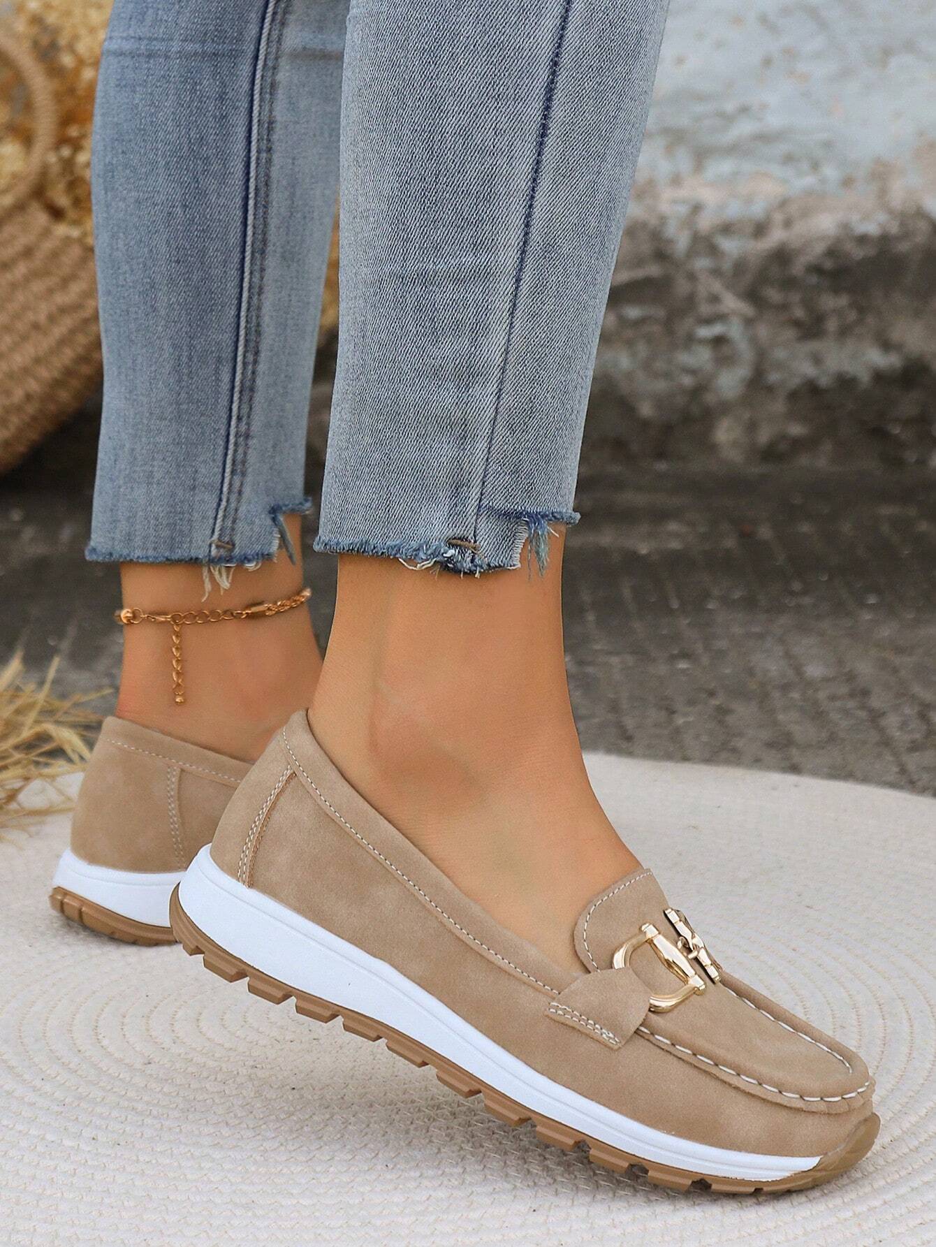 Dana | Flat Buckle Loafers