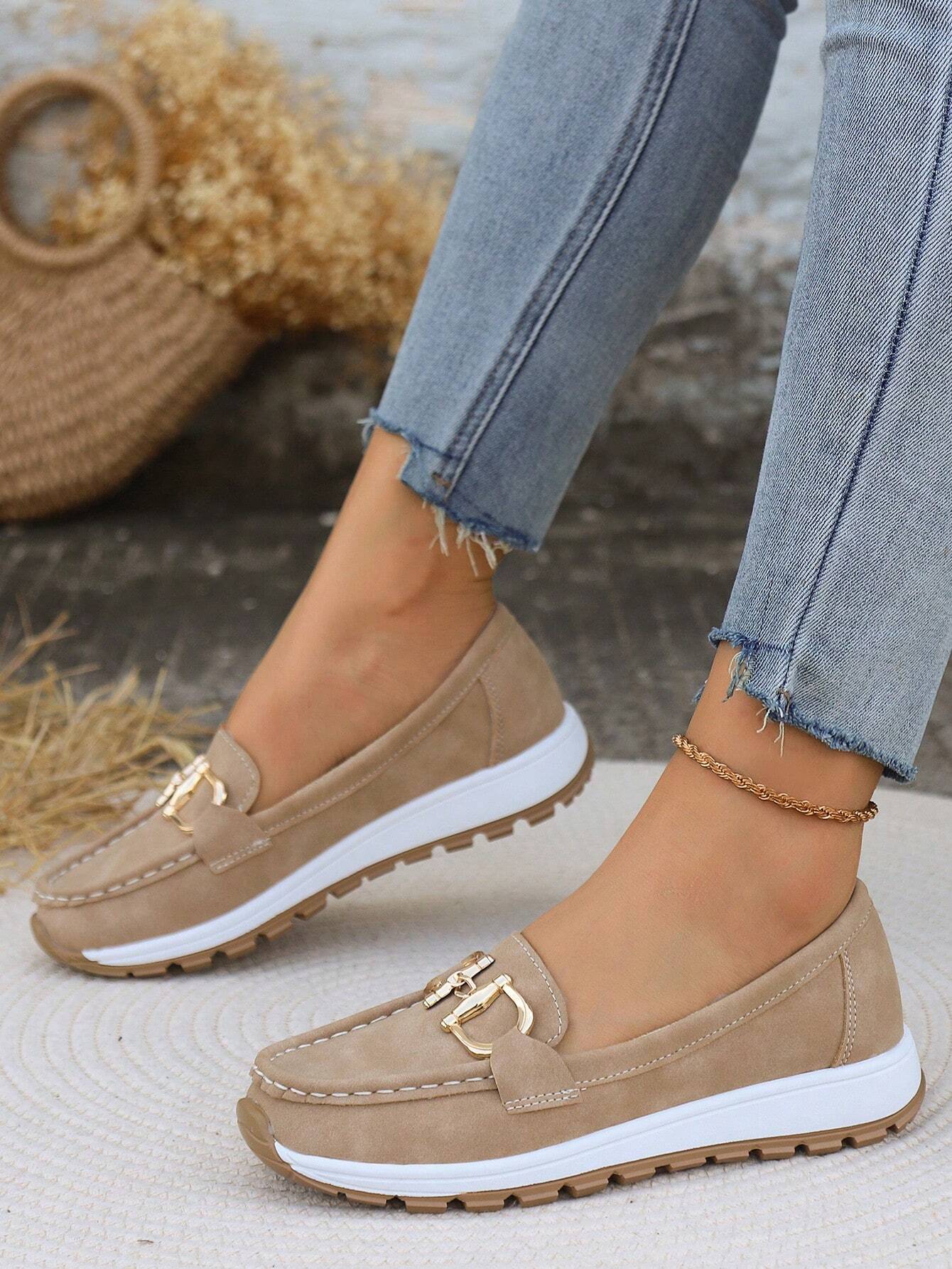 Dana | Flat Buckle Loafers