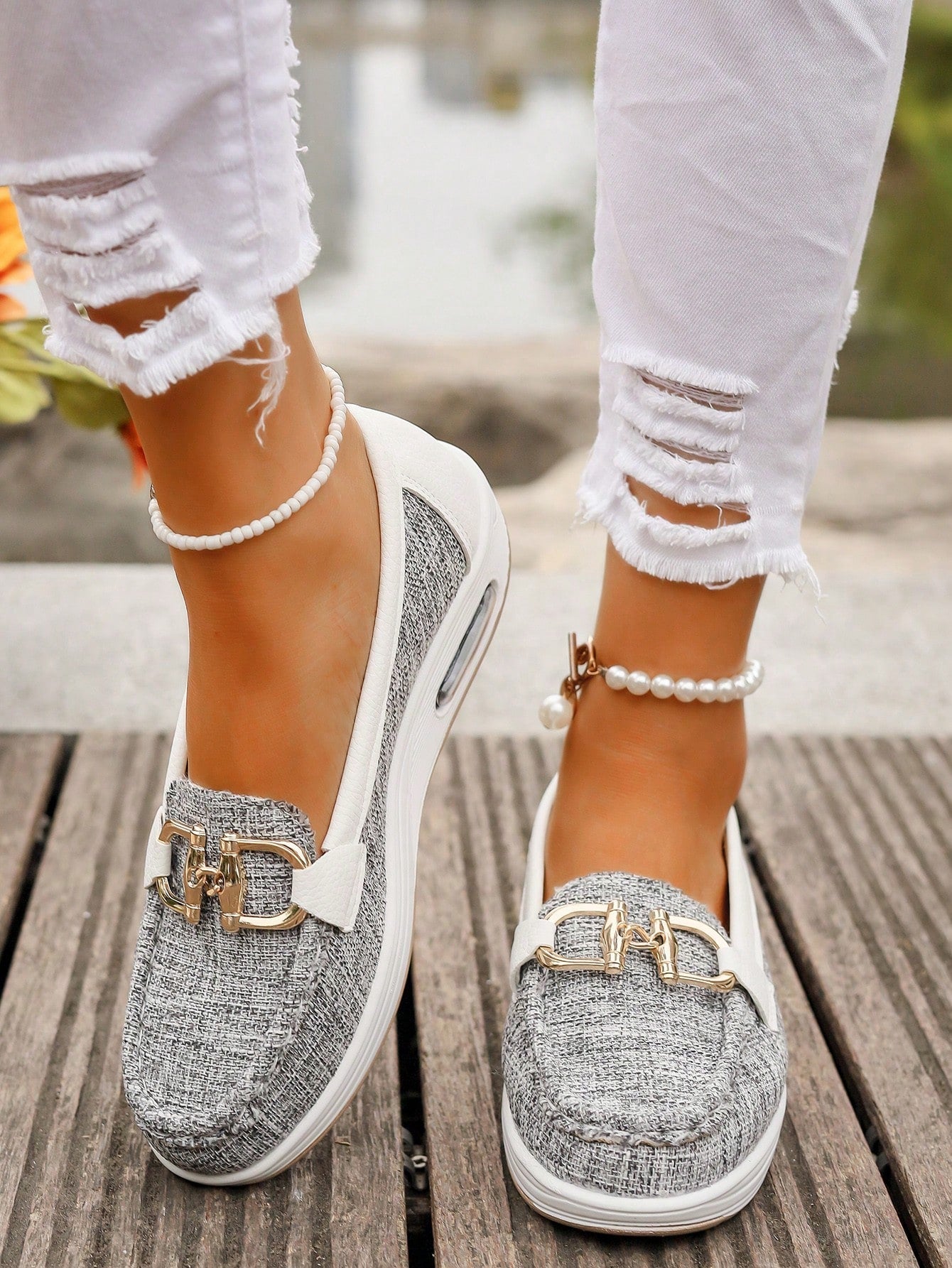 Dana | Flat Buckle Loafers