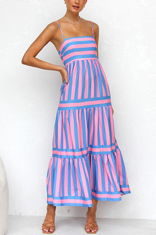 Rosalyn | Color Block Maxi Dress