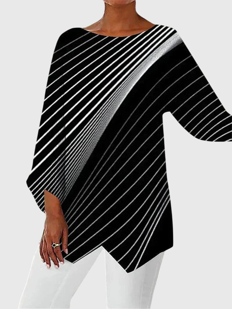 Letty | Elegant Crew Neck Top