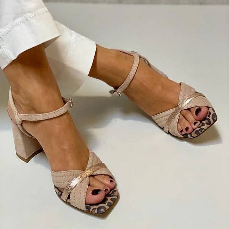 Rose | Cross-Band Heel Sandals
