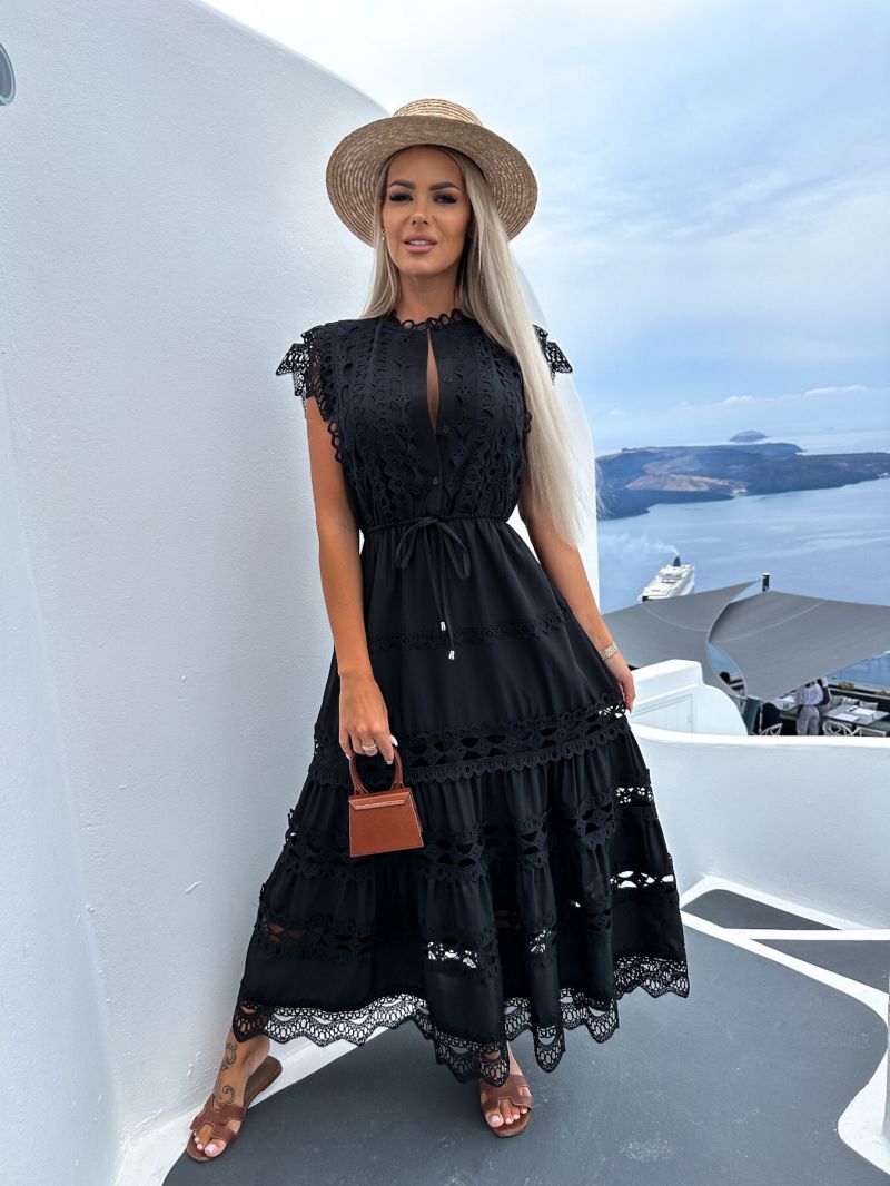 Payson | Long Stitching Dress