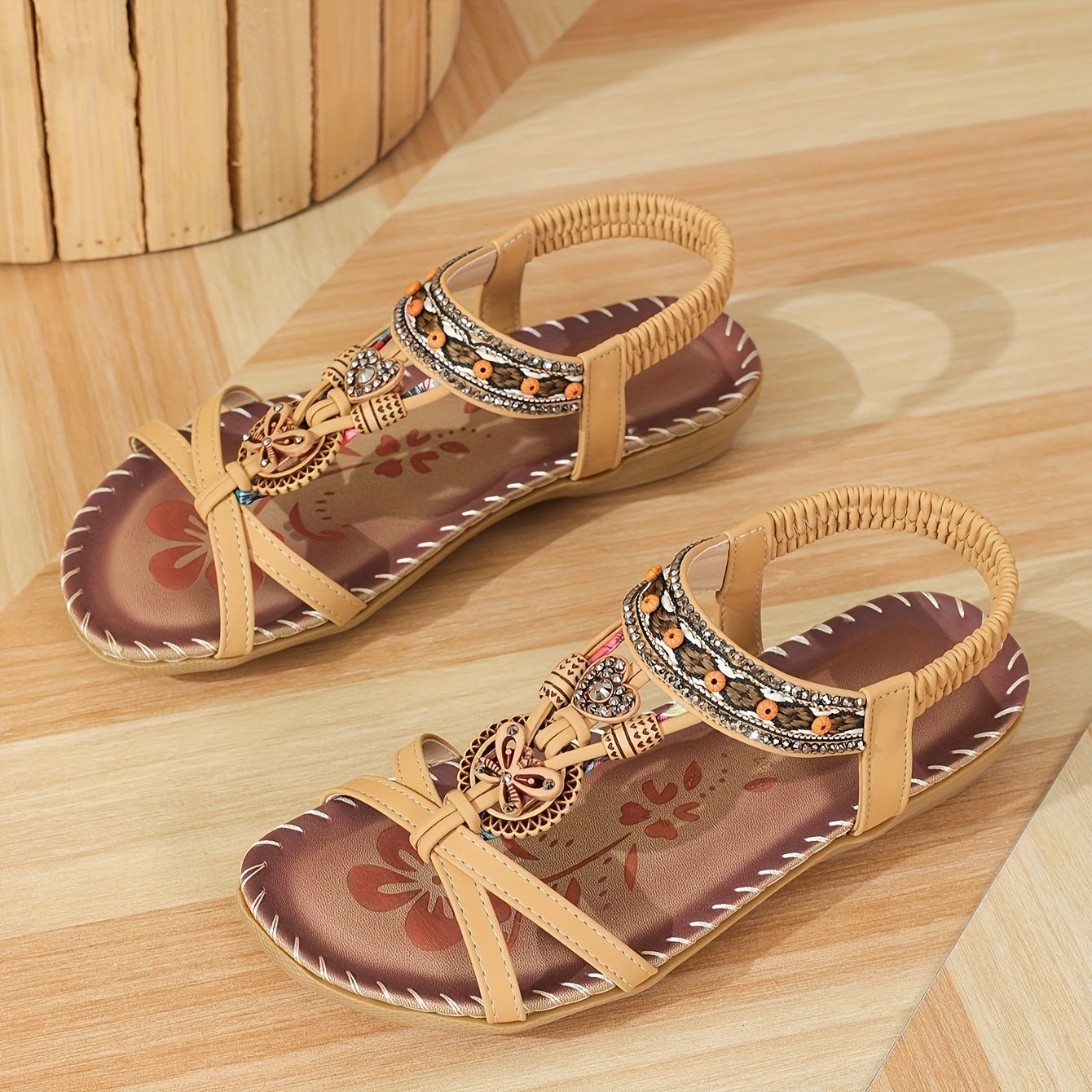 Amy | Boho Flat Sandals