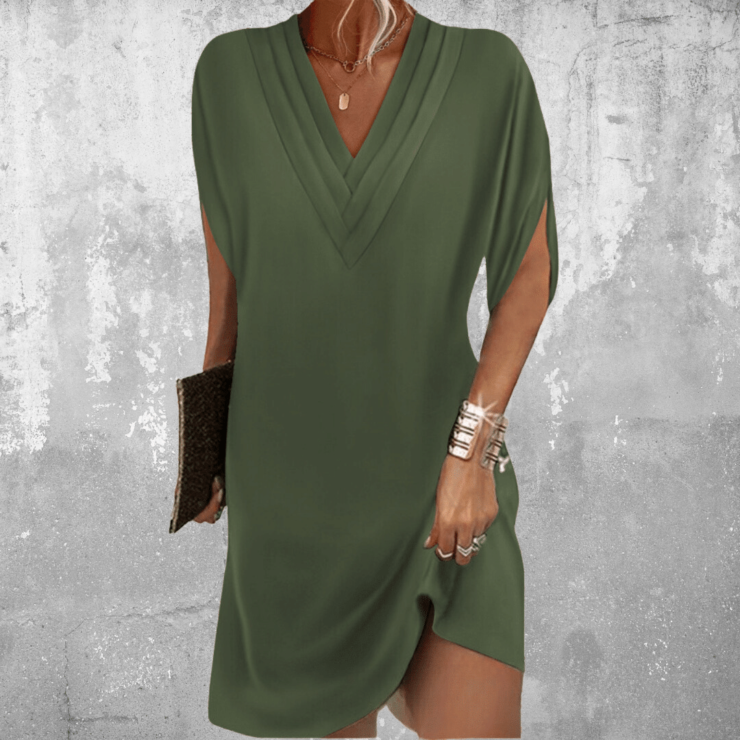 Effie | Elegant Tummy Covering Dress