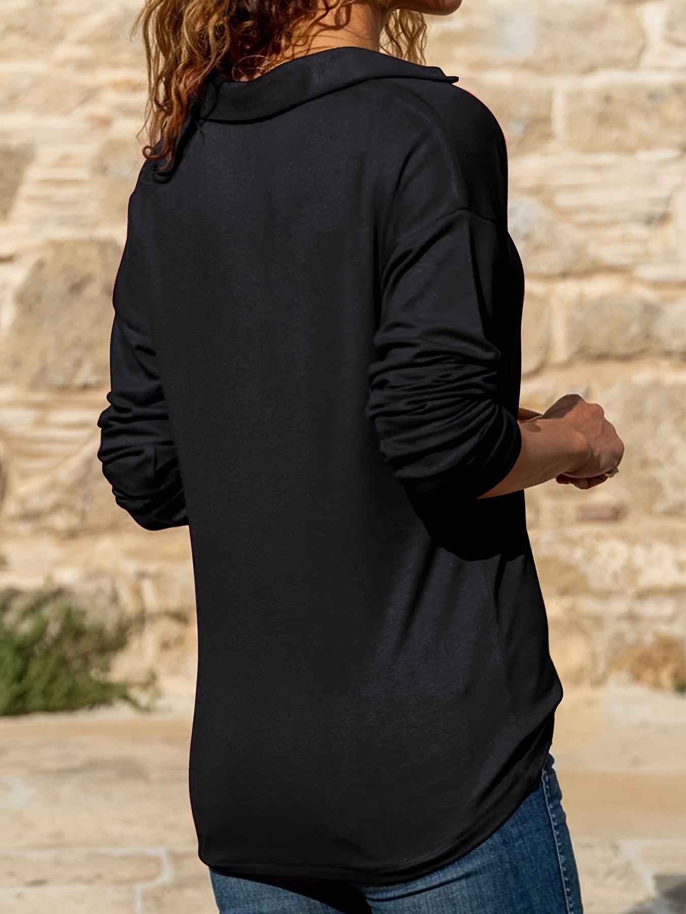 Rhonda | Chic Long-Sleeved Top
