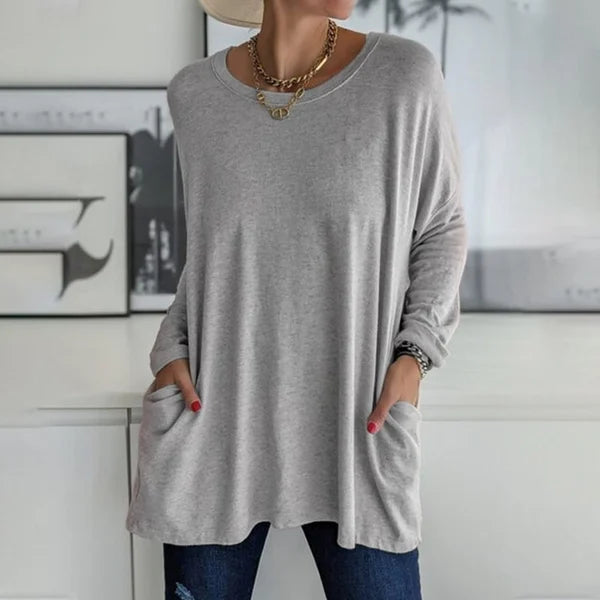 Joyanna | Relaxed Long Sleeve Top