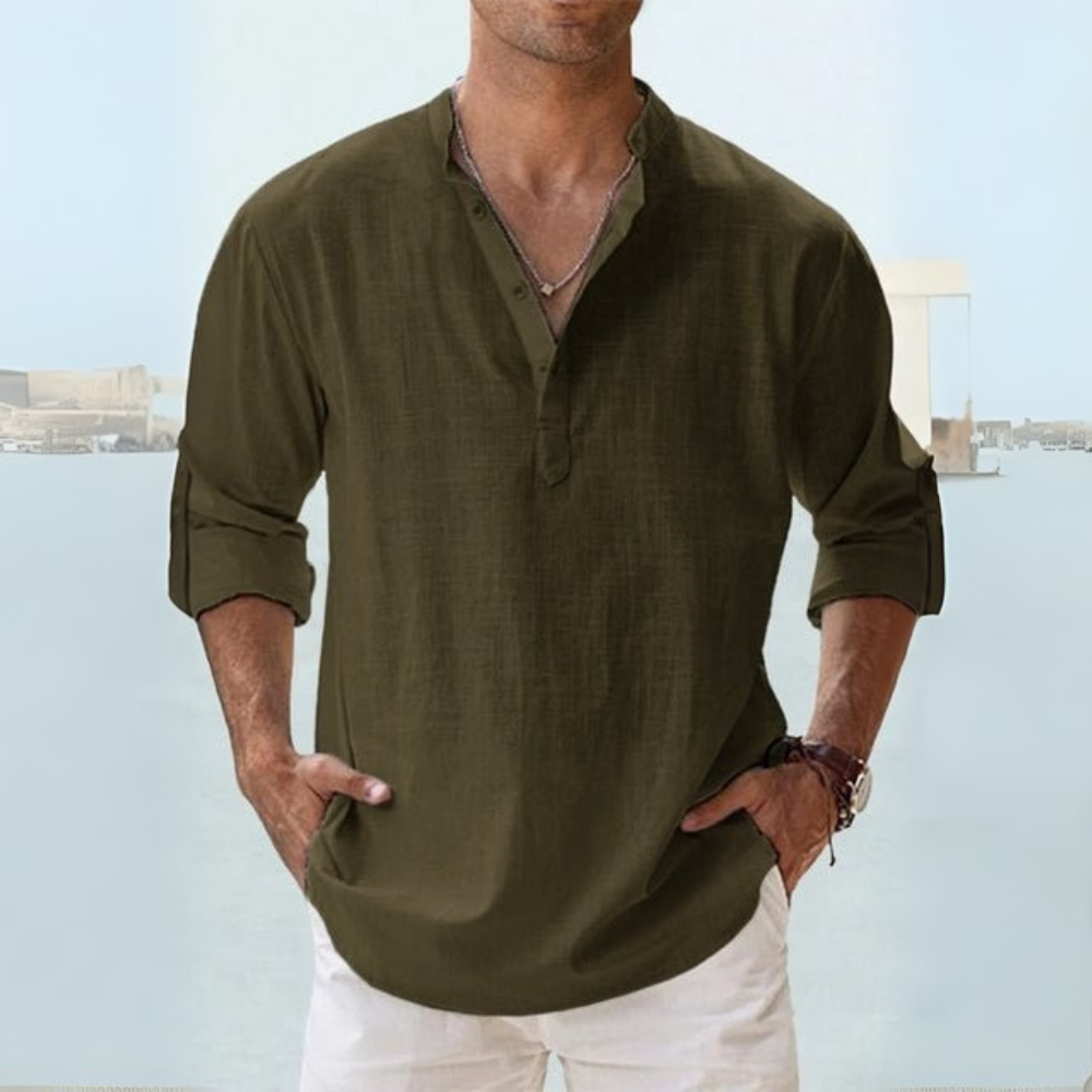 Flynn|Smooth Casual Overshirt