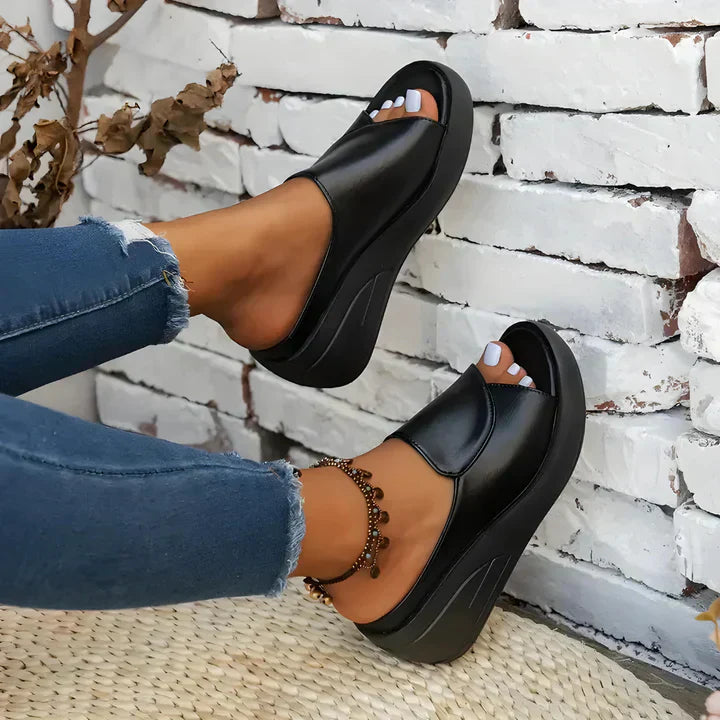 Dorothy | Orthopedic Slip-on Wedge Sandals