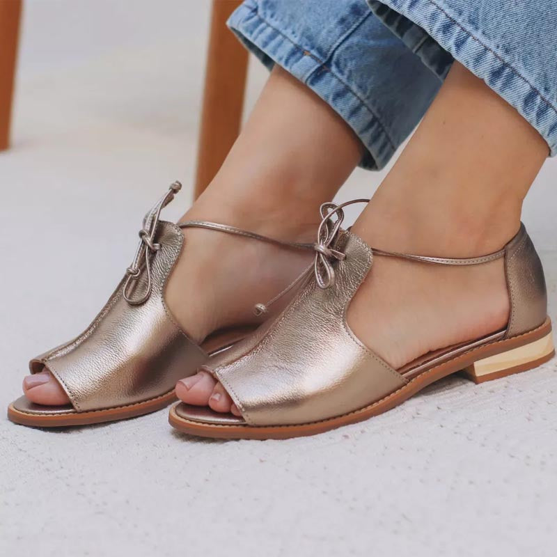 Flora | Strap-Style Leather Sandals