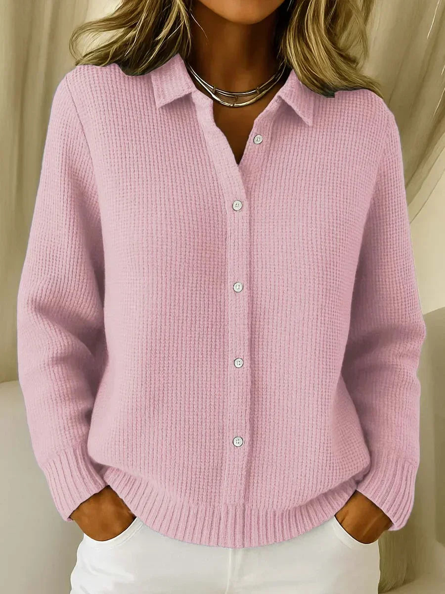 Skylar | Textured Knit Button Cardigan