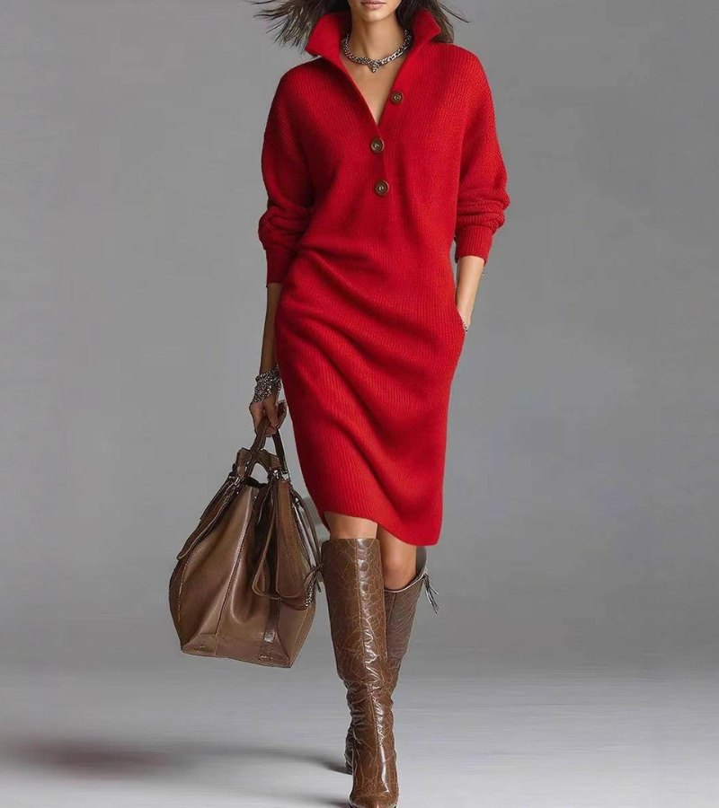 Mattie | Cosy Knitted Dress