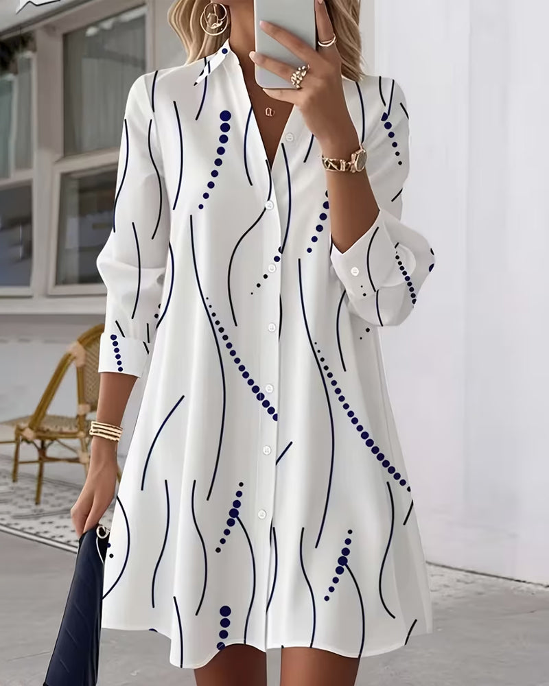 Nina | Wavy Collar Shirt