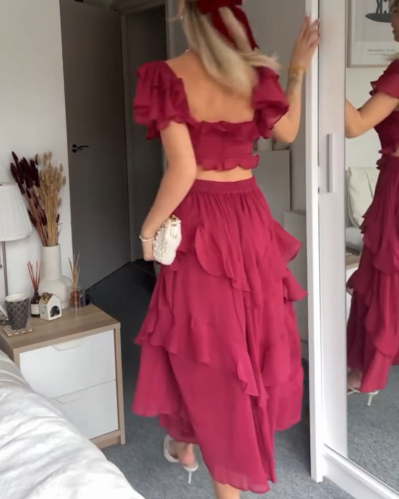 Kyndall | Ruffle Dress