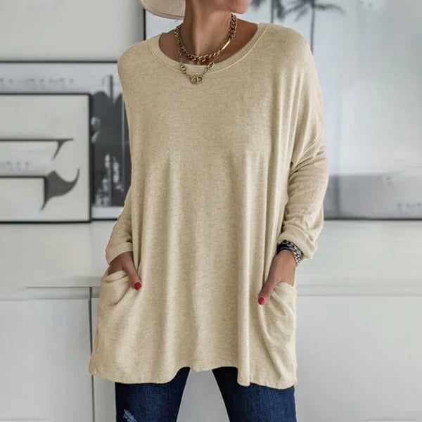 Joyanna | Relaxed Long Sleeve Top