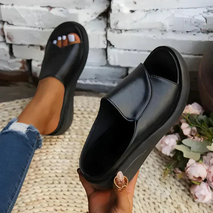 Dorothy | Orthopedic Slip-on Wedge Sandals