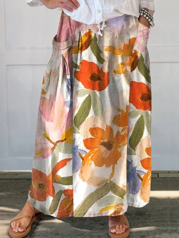 Lesly | Wildflower Pocket Skirt