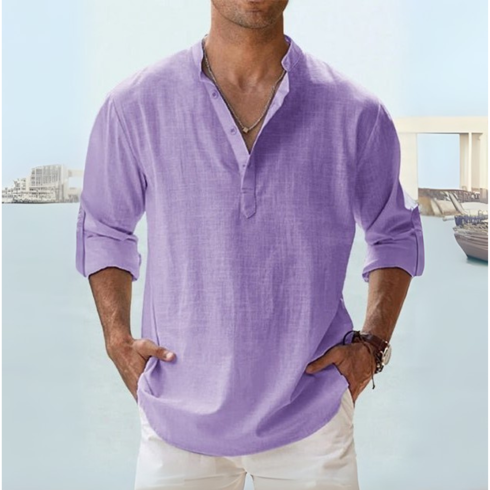 Flynn|Smooth Casual Overshirt