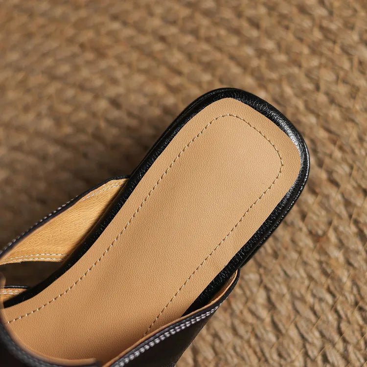 Alayna | Genuine Leather Mules