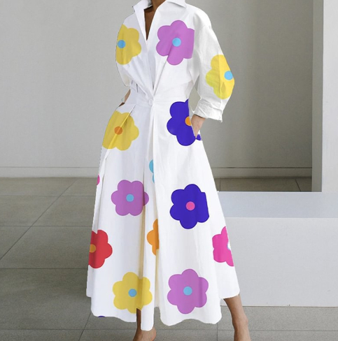 Amaya | Elegant Spring Shirt Dress