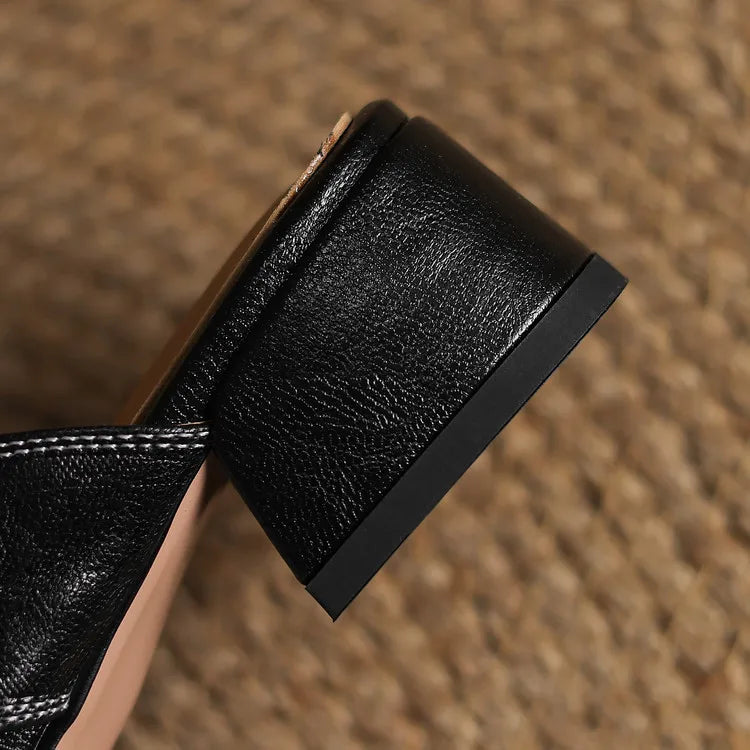 Alayna | Genuine Leather Mules