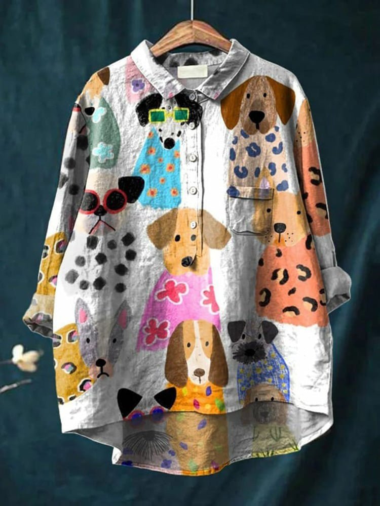 Ashlee | Brooks Playful Print Blouse