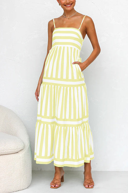 Rosalyn | Color Block Maxi Dress