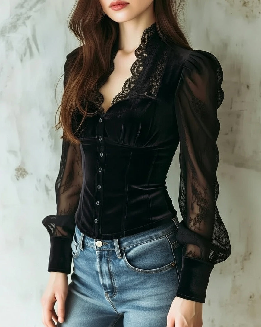 Emerie | Midnight Blouse