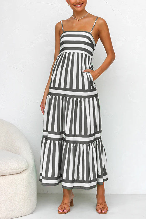 Rosalyn | Color Block Maxi Dress