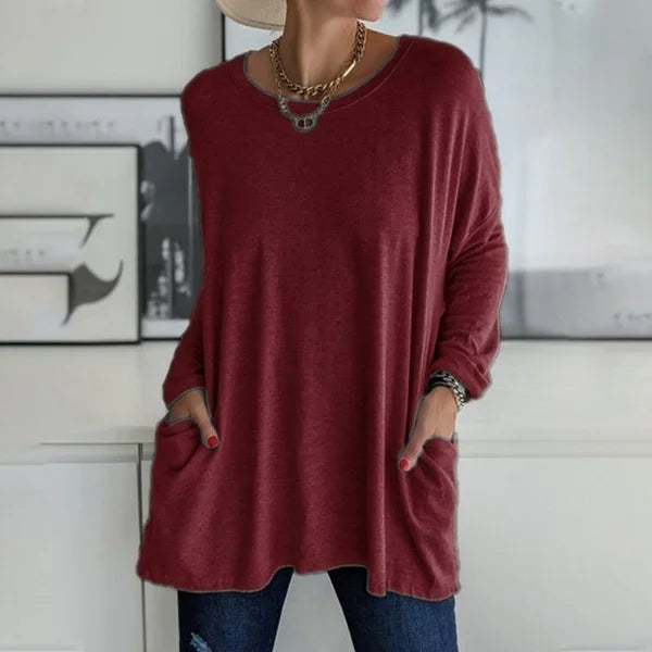Joyanna | Relaxed Long Sleeve Top