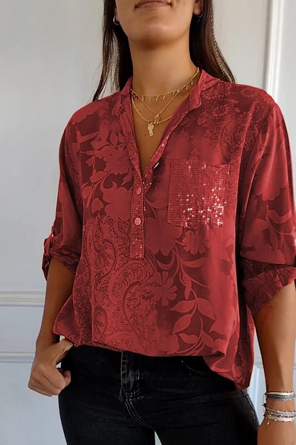 Rae | Elegant Sequin Top