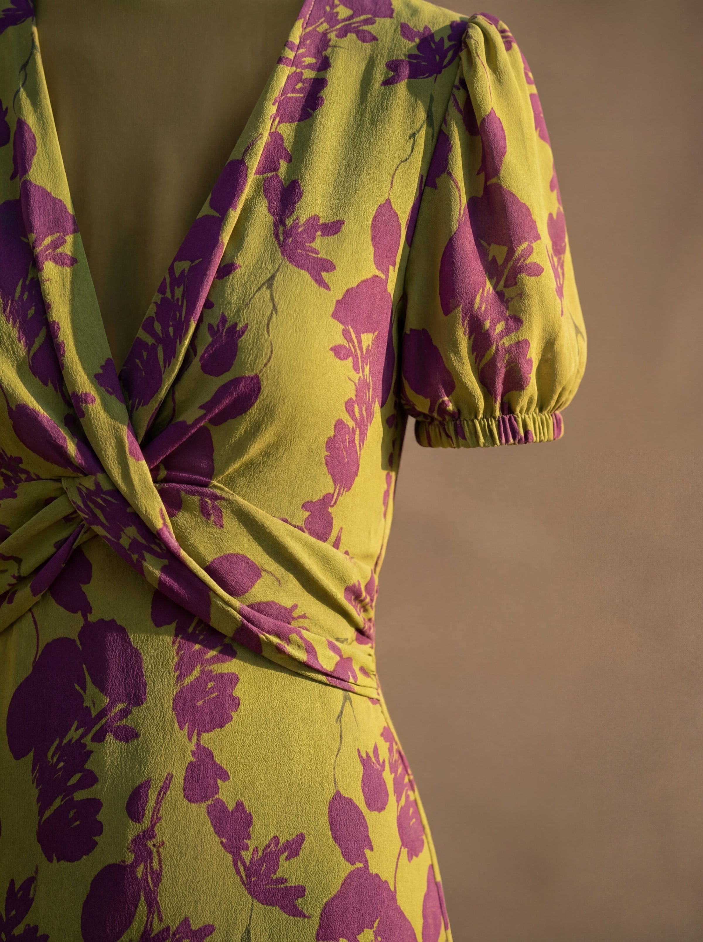 Floral Maxi Dress with Fluid Drape