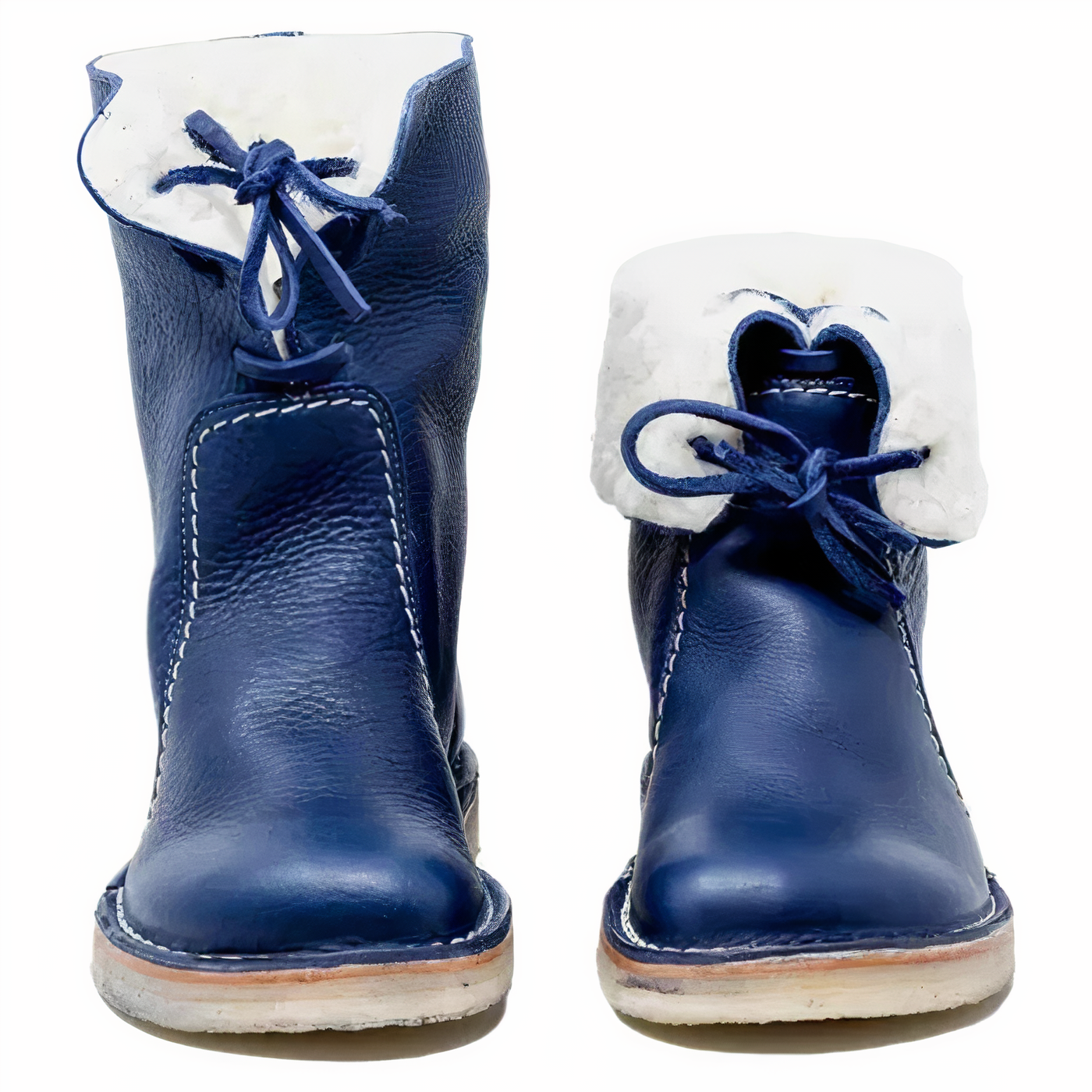 Sahasra | Casual Leather Mid-Calf Boots